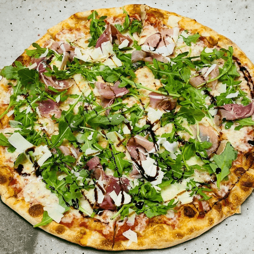 Proscuitto Arugula Pizza